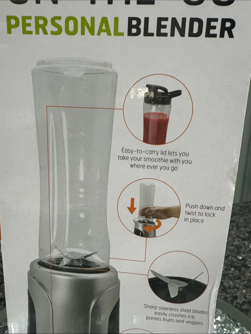 Parini on the go personal blender new in box